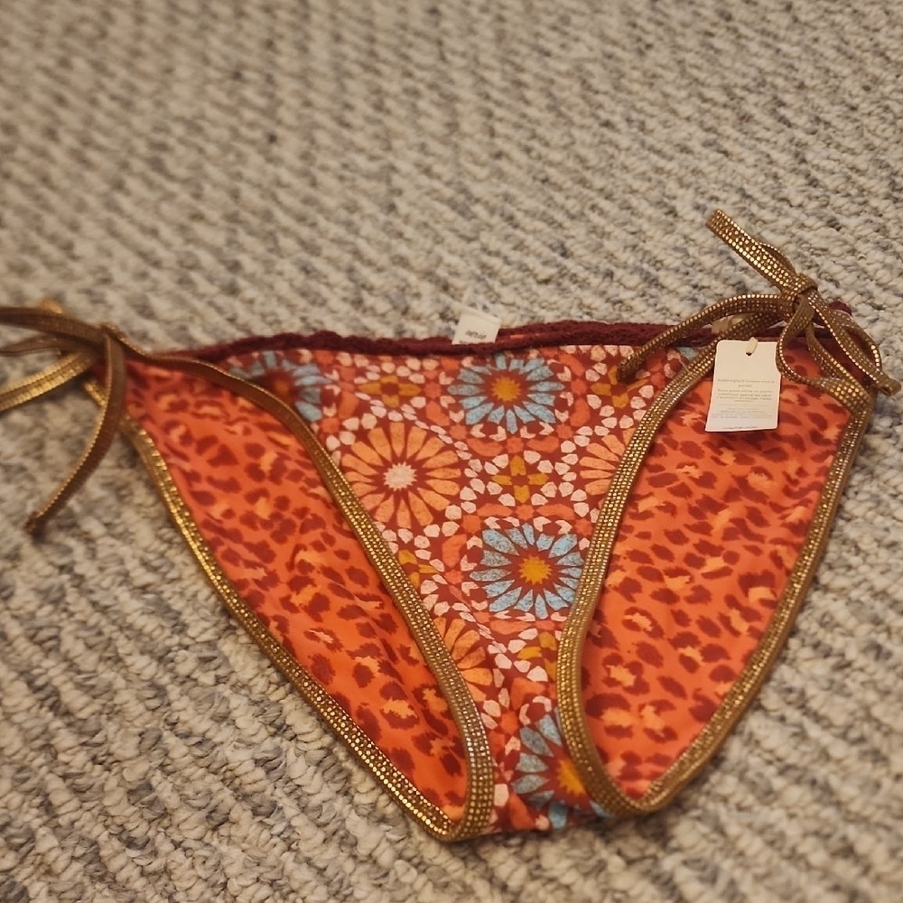 Aerie Women's Bikini Bottom Reversible Tie Bikini Size M
